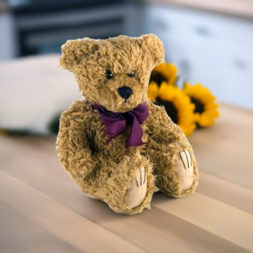 Sunflower Wax Dipped Teddy Bear - Kate's Candles Co.
