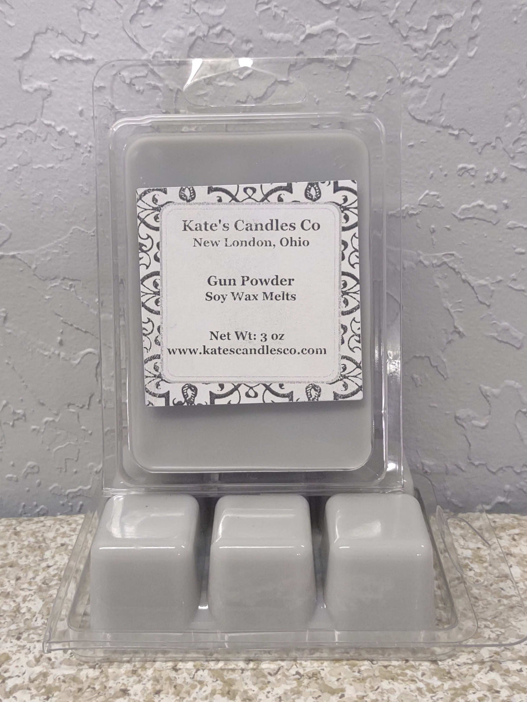 Gunpowder Soy wax melts - Kate's Candles Co.
