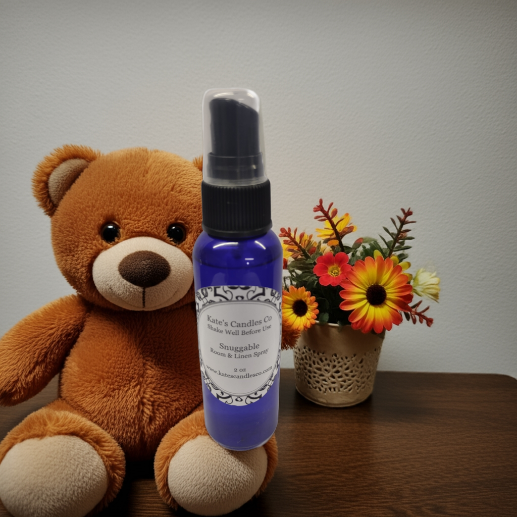 Snuggable Room & Linen Spray - Kate's Candles Co.