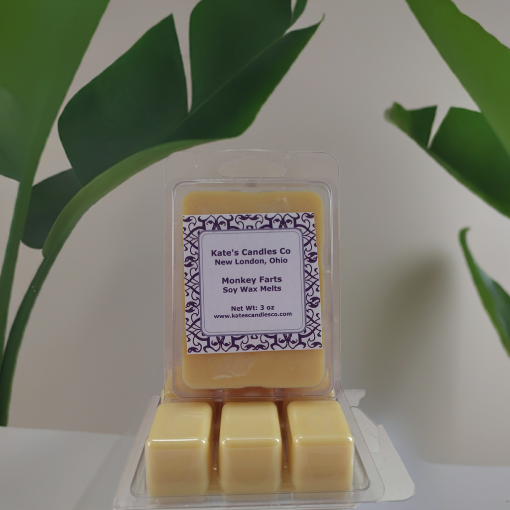 Monkey Farts Soy Wax Melts - Kate's Candles Co.