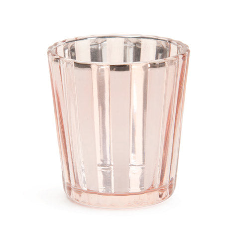 Rose Gold Candle Holders - Kate's Candles Co. Soy Candles