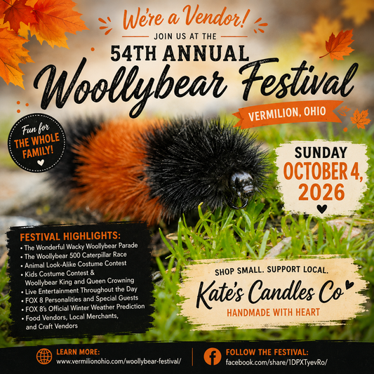 Kate's Candles Co Joins the 54th Annual Woollybear Festival in Vermilion, Ohio