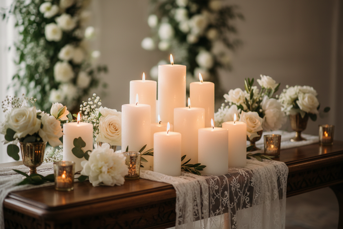 How to Choose Unscented Candles for Weddings: The Complete Guide