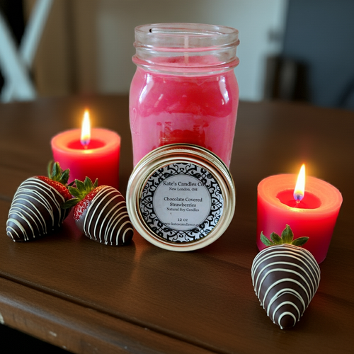Chocolate Covered Strawberries Soy Candles