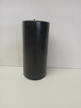 Black Timber Soy Pillar Candles – Rugged Outdoor Scent