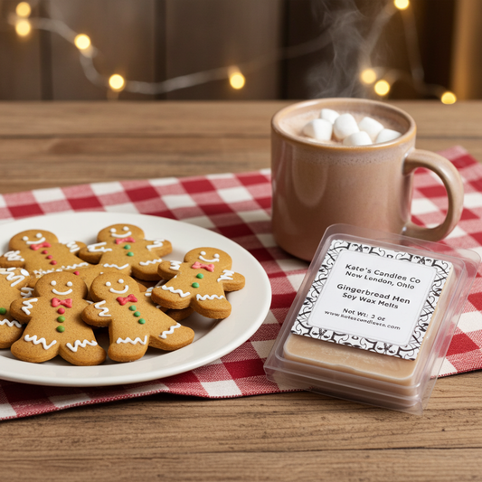 Gingerbread Men Soy Wax Melts - Kate's Candles Co.