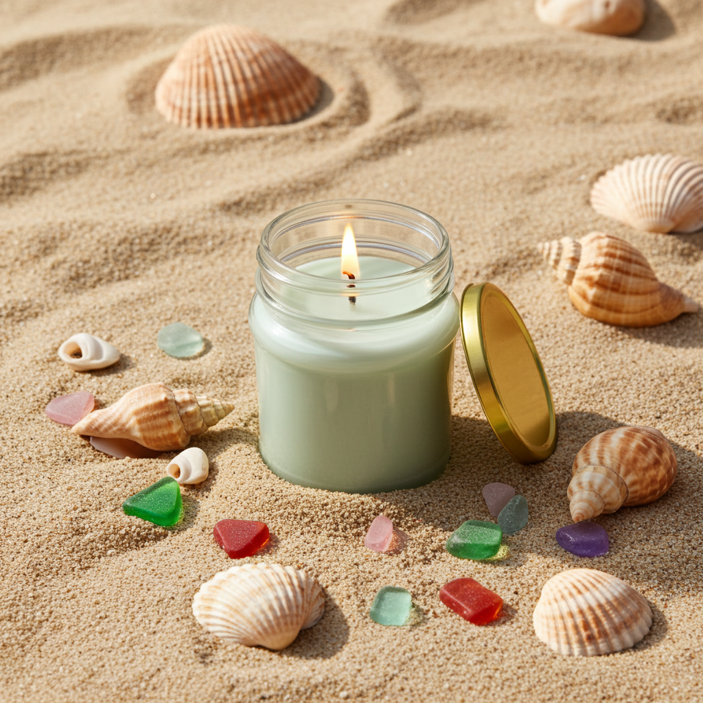 Sea Glass Soy Candles - Kate's Candles Co.