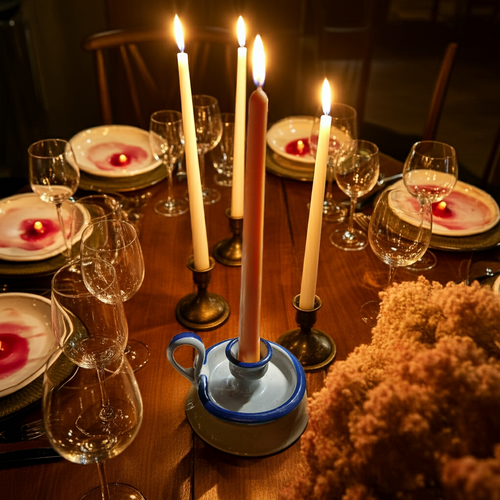 Tall Unscented Soy Taper Candles - Kate's Candles Co.