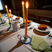 Tall Unscented Soy Taper Candles - Kate's Candles Co.