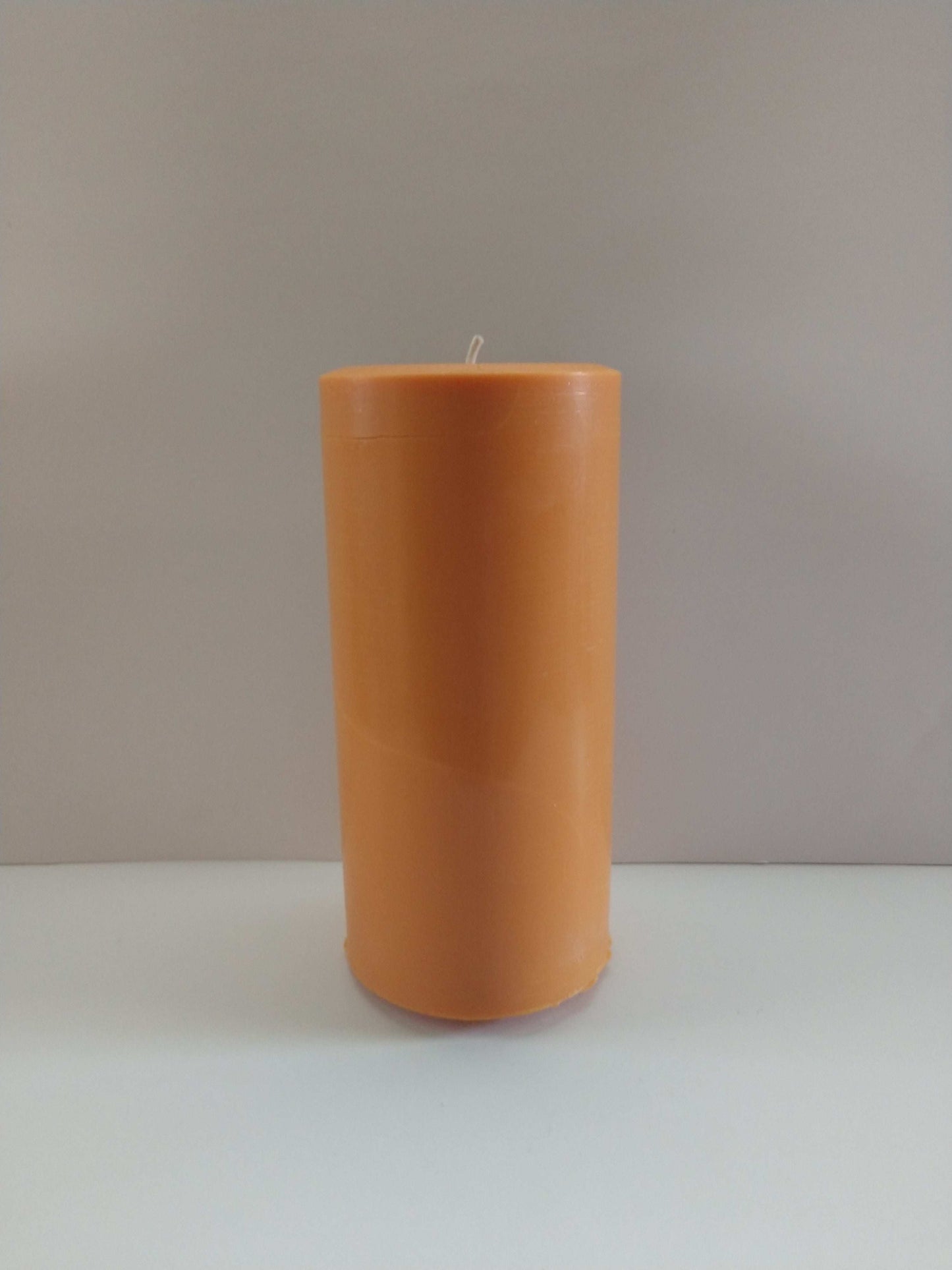 Unscented Small Soy Pillar Candle - Kate's Candles Co. Soy Candles