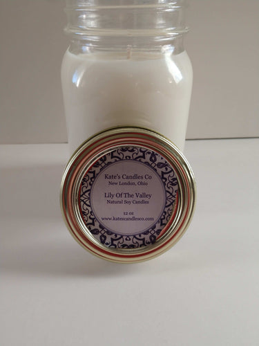 Lily Of The Valley Scented Candles - Kate's Candles Co. Soy Candles