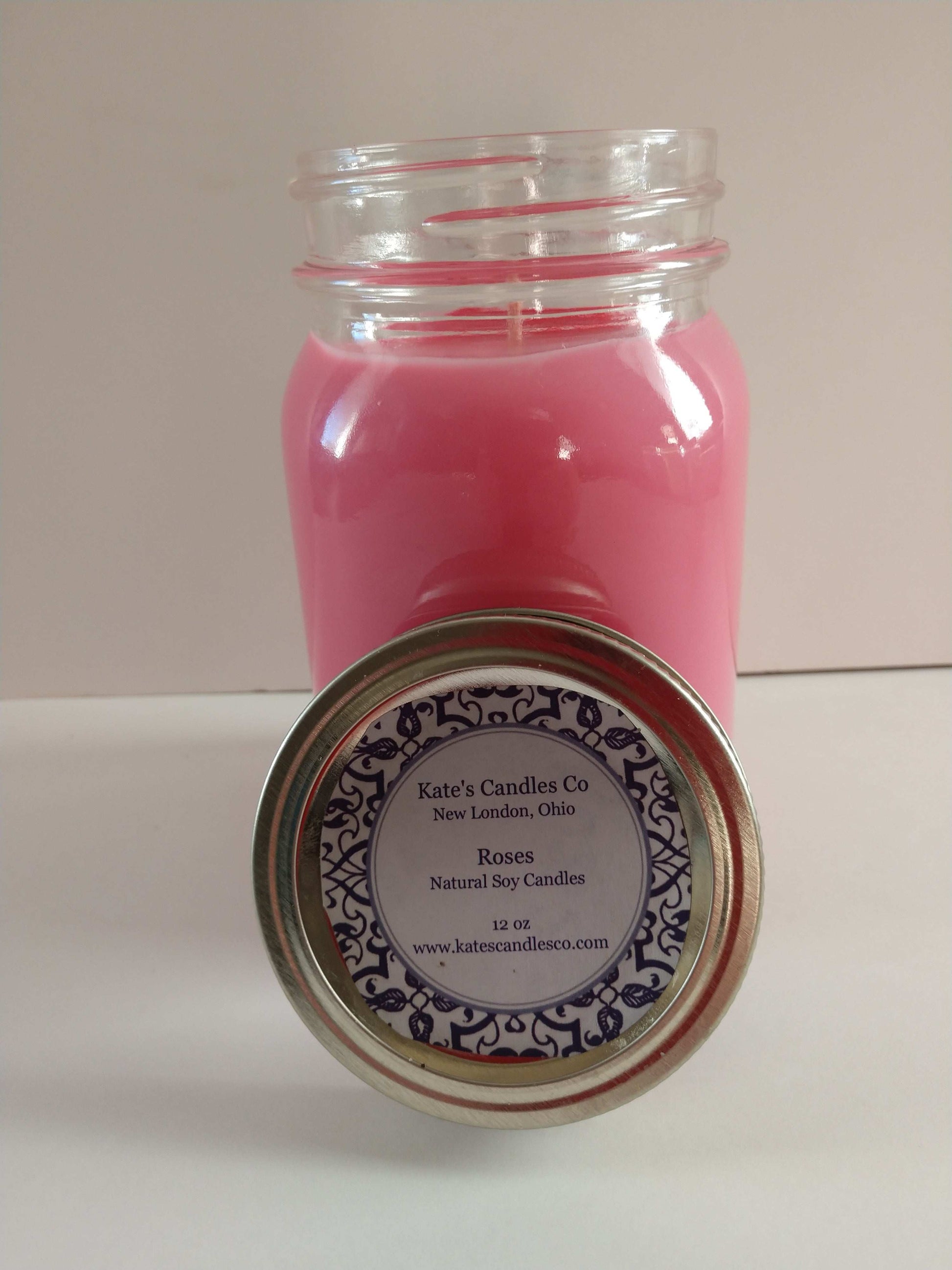 Roses Soy Candles - Kate's Candles Co. Soy Candles