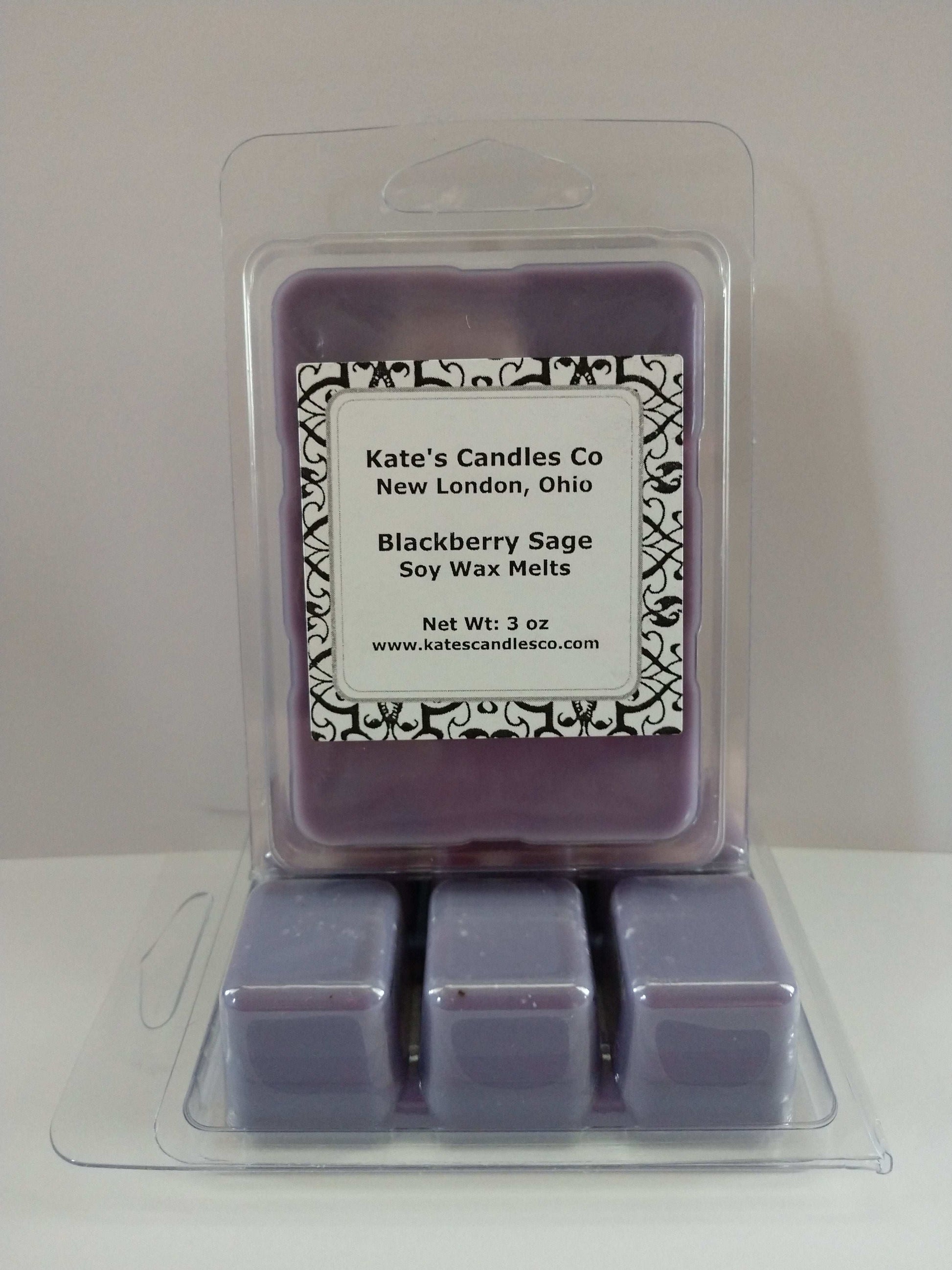 Blackberry Sage Candles - Kate's Candles Co. Soy Candles
