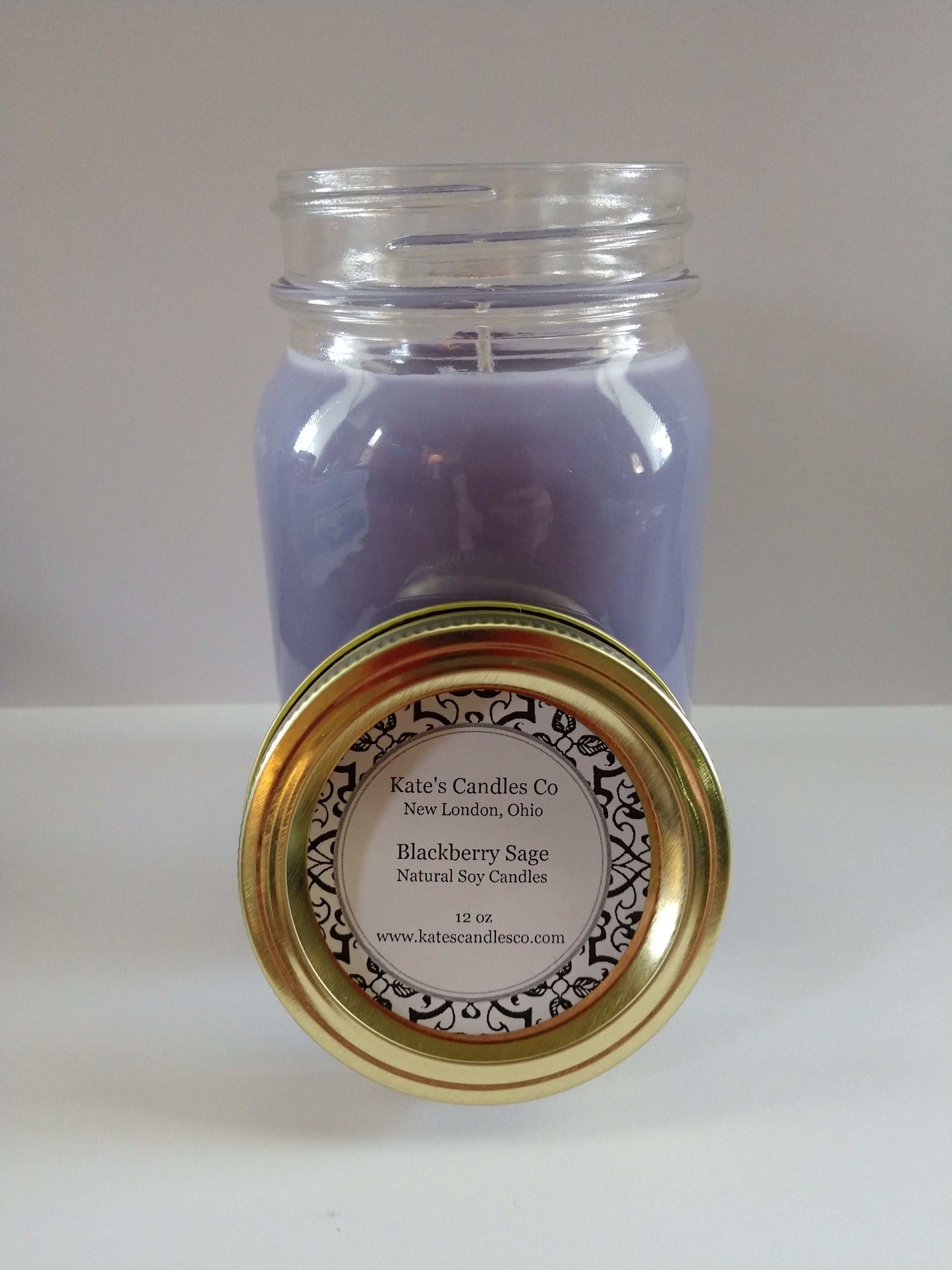 Blackberry Sage Candles - Kate's Candles Co. Soy Candles