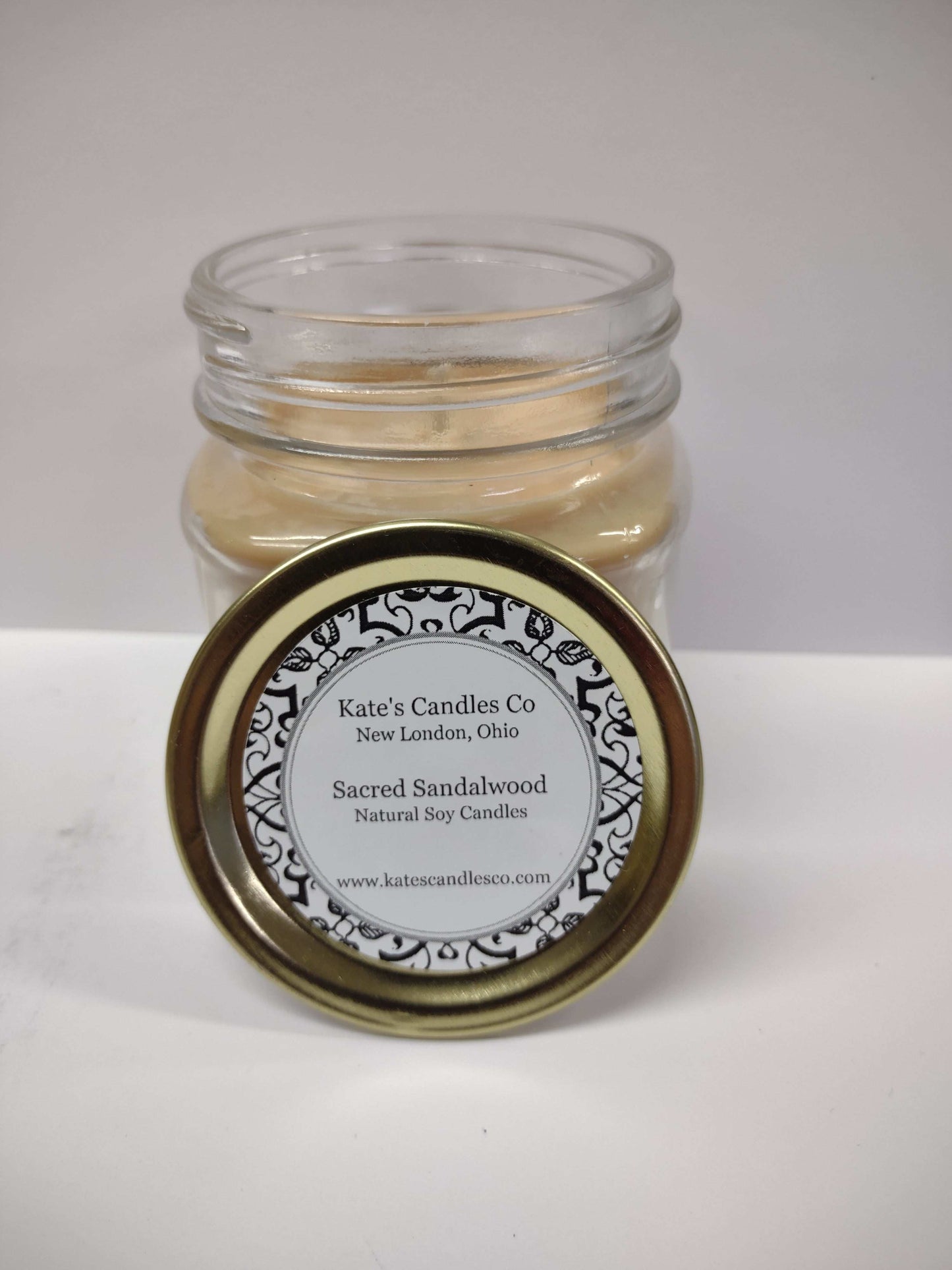 Sacred Sandalwood Soy Candle - Kate's Candles Co.