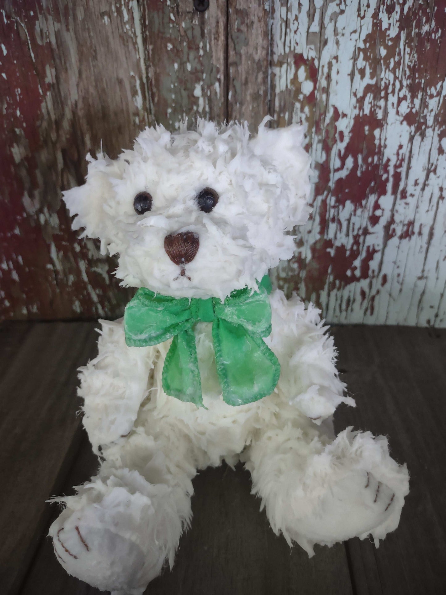 Valentine's wax dipped bear