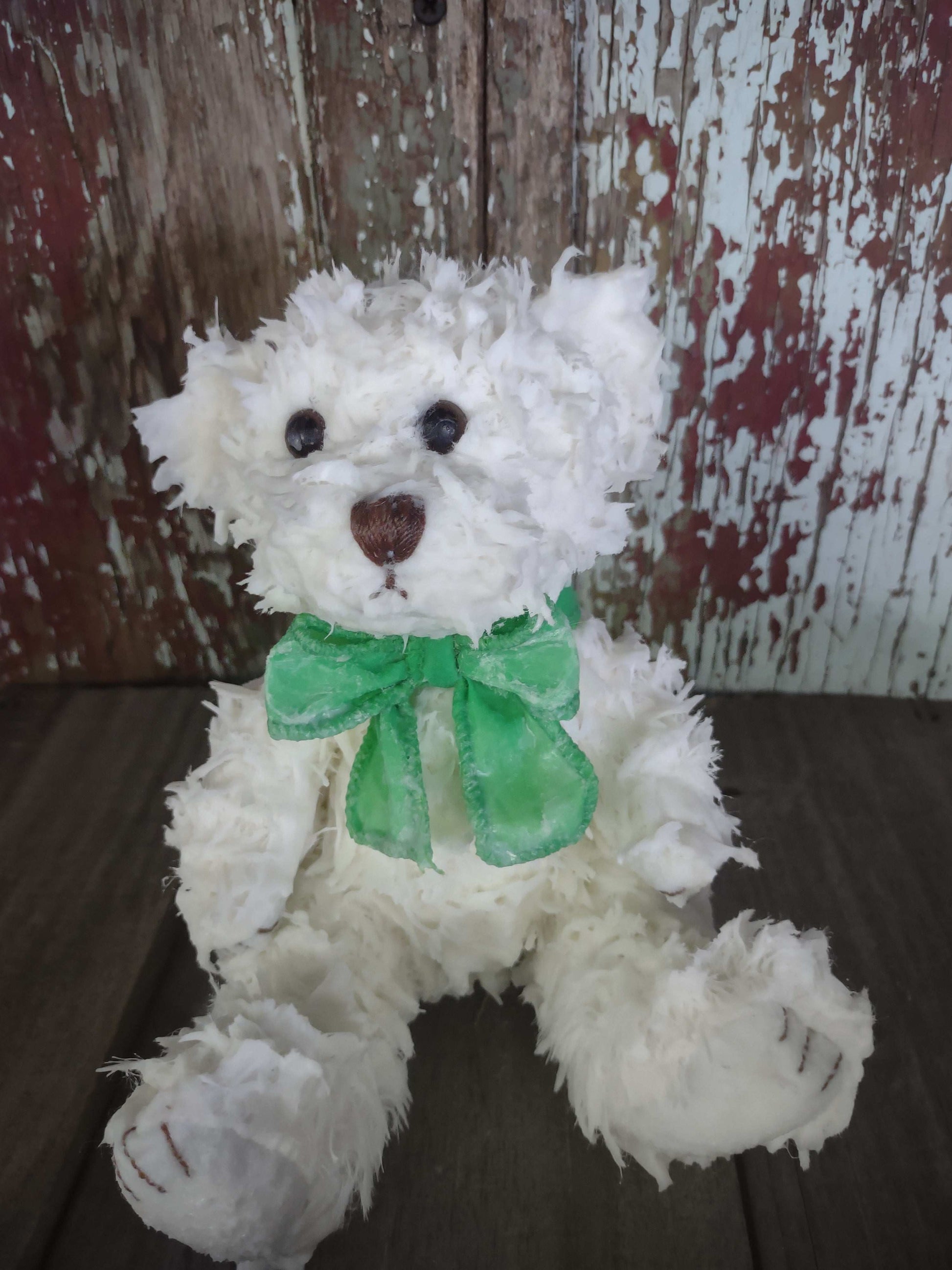 Valentine's wax dipped bear