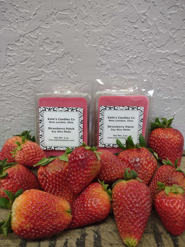 Strawberry Patch Soy Wax Melts - Kate's Candles Co.