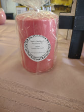 Roses Scented Soy Pillar Candle - Kate's Candles Co.