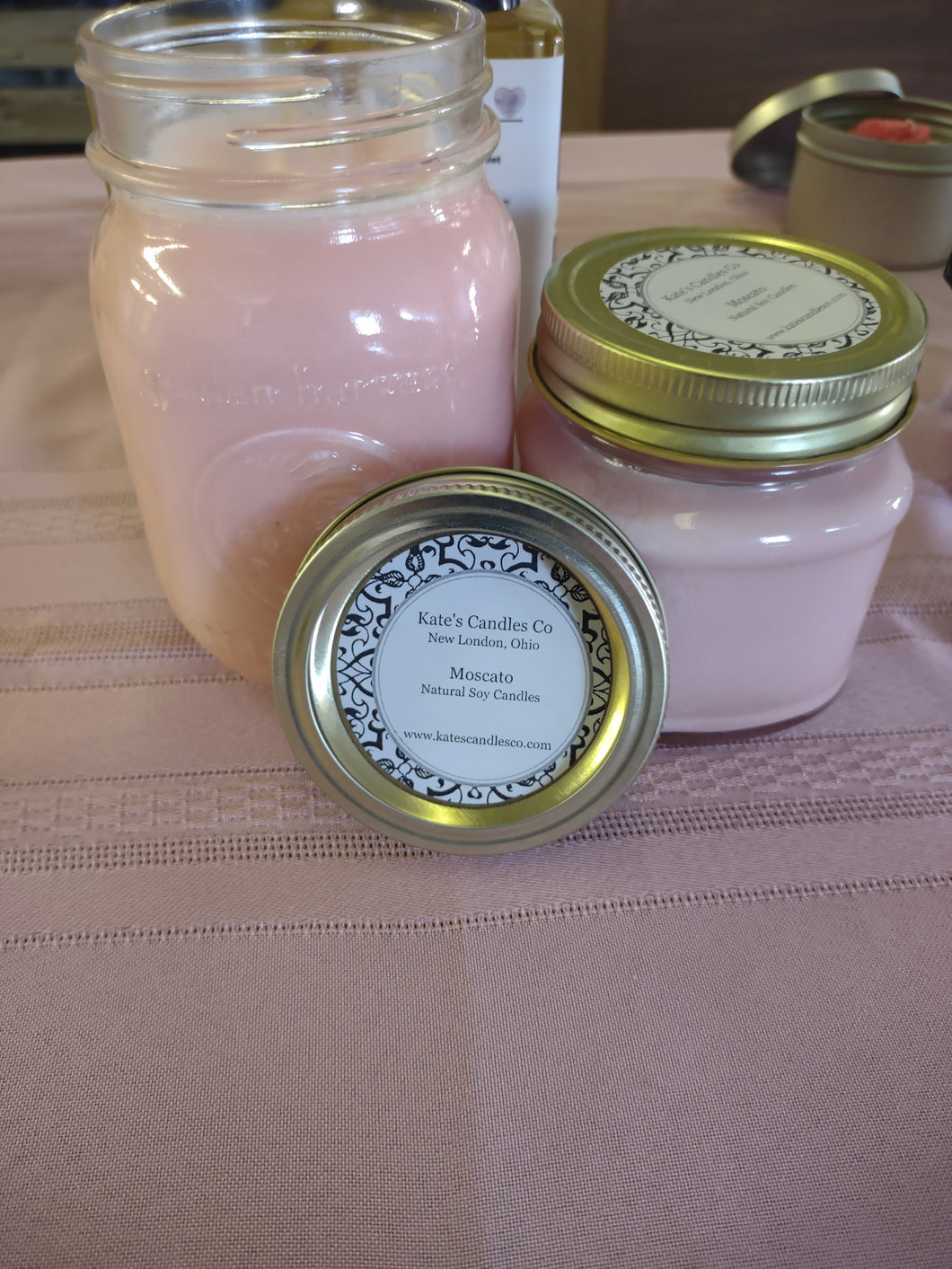 Moscato Soy Candle - Kate's Candles Co.