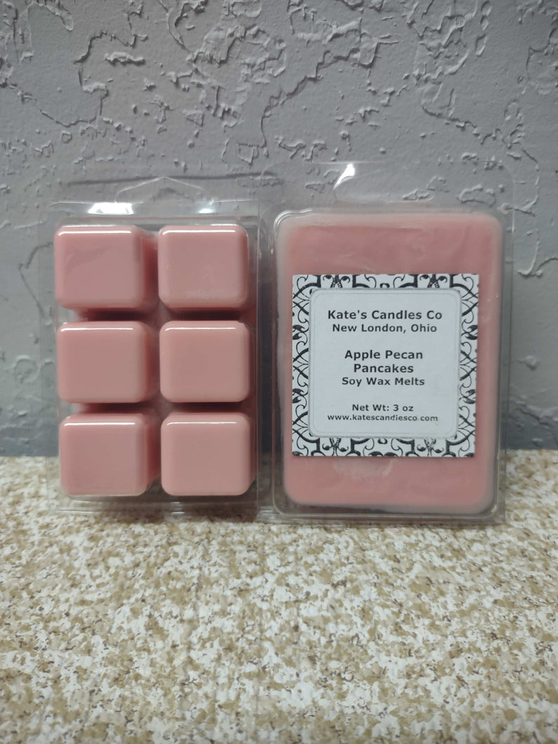 Apple Pecan Pancakes Fall Soy Wax Melts - Kate's Candles Co.