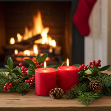 Bayberry Soy Pillar & Votive Candles – Traditional Christmas Eve Prosperity Candle - Kate's Candles Co.