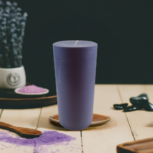 Lavender soy pillar candles - Kate's Candles Co. Soy Candles 