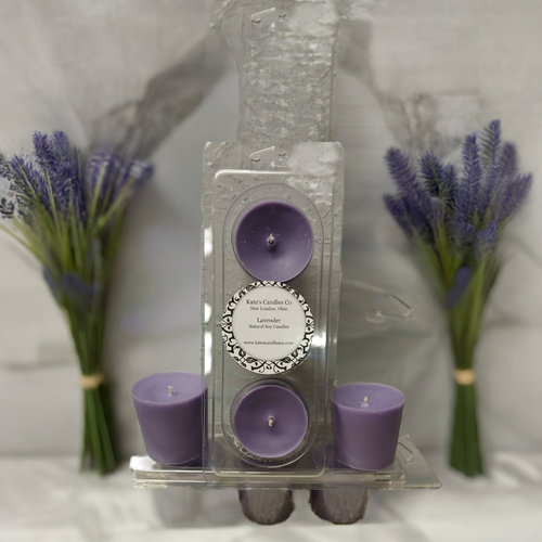 Lavender Soy Votive Candles - Kate's Candles Co.