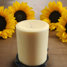Sunflower Scented Pillar & Votive Soy Candle