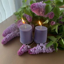 Lilac Soy Pillar Candles