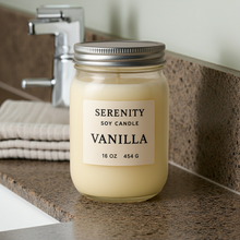 Vanilla Serenity Soy Candles - Kate's Candles Co.