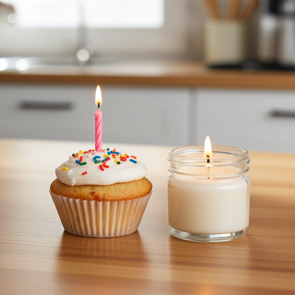 Buttercream Cupcake Soy Candle – Best Seller - Kate's Candles Co.
