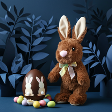 Brown Easter Wax Dipped Bunny - Kate's Candles Co.