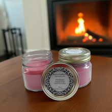 Champagne Pomegranate Soy Candle | Fruity Champagne Scent | Red Wax Hemp Wick Candle - Kate's Candles Co.
