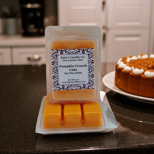 Pumpkin Crunch Cake Soy Candles - Kate's Candles Co.