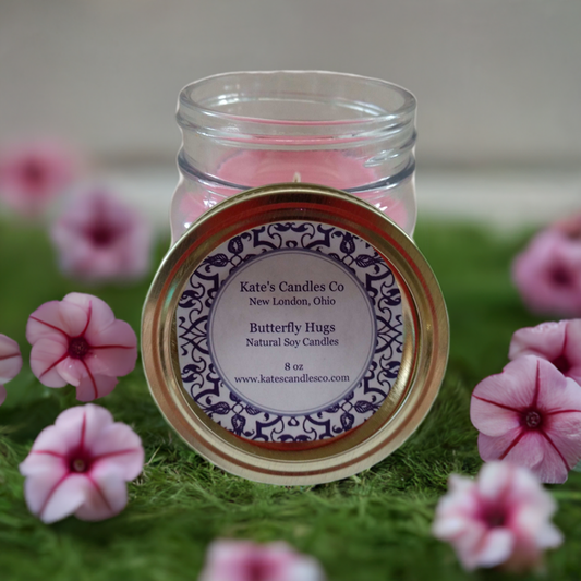 Butterfly Hugs Soy Candles - Kate's Candles Co.