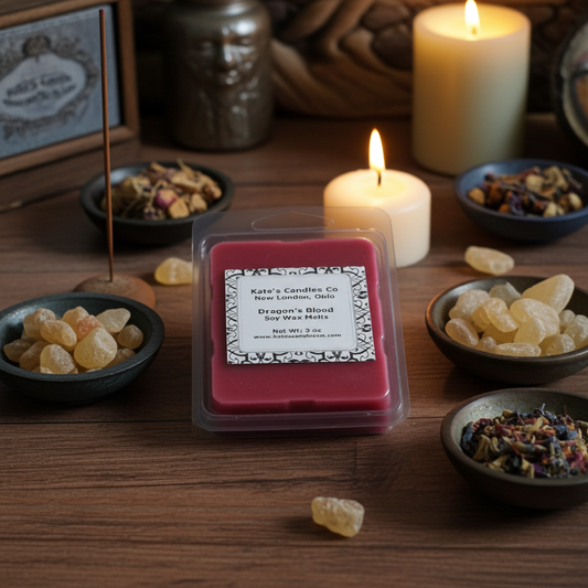 Dragon's Blood Soy Wax Melts - Kate's Candles Co.
