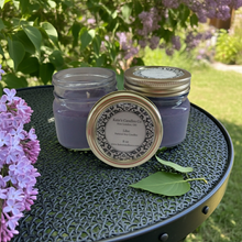 Lilac Scented Soy Candles - Fresh Floral Fragrance, Natural Soy Wax, 8oz & 16oz - Kate's Candles Co.