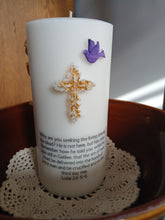 (Copy) First Communion Personalized Soy Pillar Candle | Gold Keepsake Candle - Kate's Candles Co.