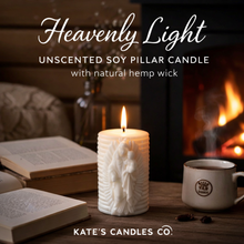 Heavenly Light Soy Candle – Hand-Poured Angel Candle for Peaceful, Cozy Home Decor - Kate's Candles Co.