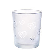 Frosted Votive Candle Holders - Kate's Candles Co. Soy Candles