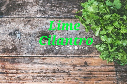 Lime Cilantro Scented Soy Candles and Soy Wax Melts - Kate's Candles Co. Soy Candles