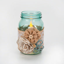 Colored Glass Mason Jars - Translucent Blue - 3.5 X 6.5 Inches - Kate's Candles Co. Soy Candles
