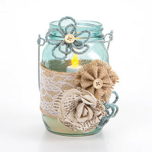Colored Glass Mason Jars - Translucent Blue - 3.5 X 6.5 Inches - Kate's Candles Co. Soy Candles