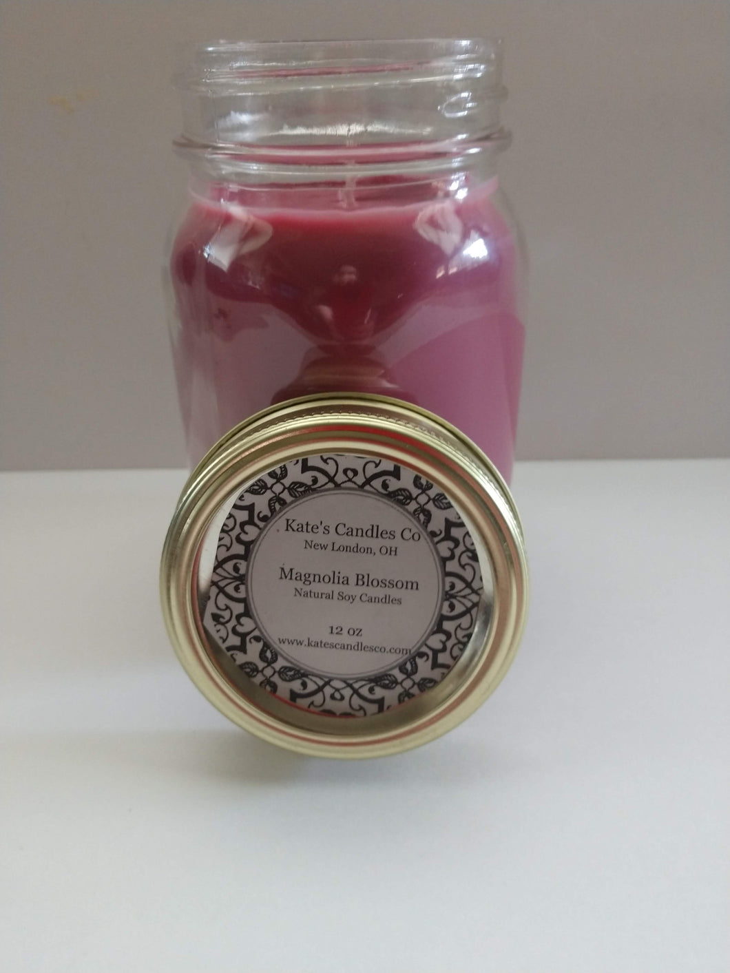 Magnolia Scented Soy Candle - Kate's Candles Co. Soy Candles