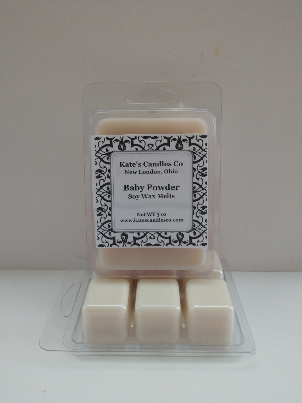 Baby Powder Soy Wax Melts - Kate's Candles Co. Soy Candles