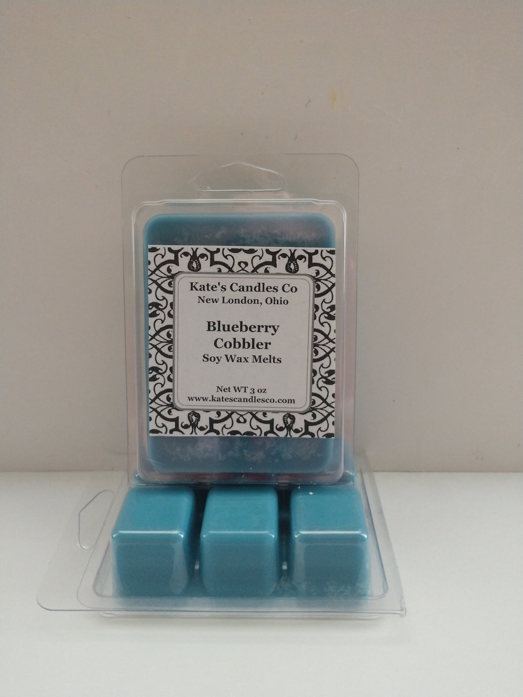 Blueberry Cobbler Soy Wax Melts - Kate's Candles Co. Soy Candles