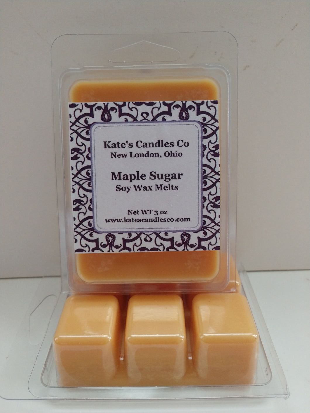 Maple Sugar Soy Wax Melts - Kate's Candles Co. Soy Candles