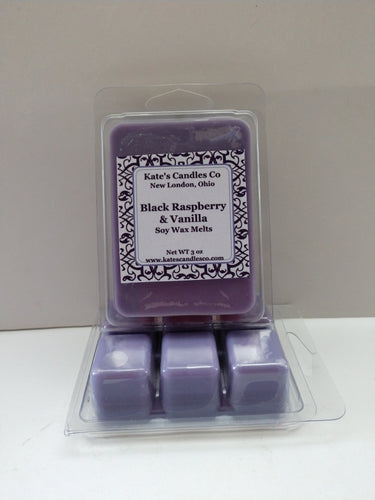 Black Raspberry Vanilla Soy Wax Melts - Kate's Candles Co. Soy Candles
