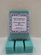 White Sage & Sea Salt Soy Wax Melts - Kate's Candles Co. Soy Candles